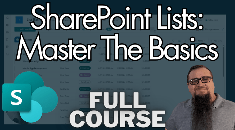 SharePoint Lists: Master The Basics - Products by Steve Corey